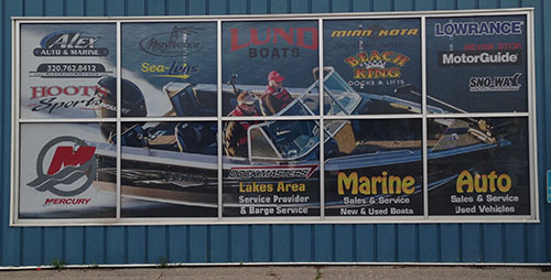 Alex Auto and Marine Window Perf Prints | Signmax.com